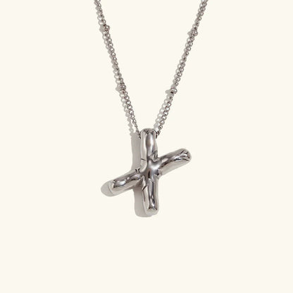 [Amore]Balloon Gold Initial Necklace