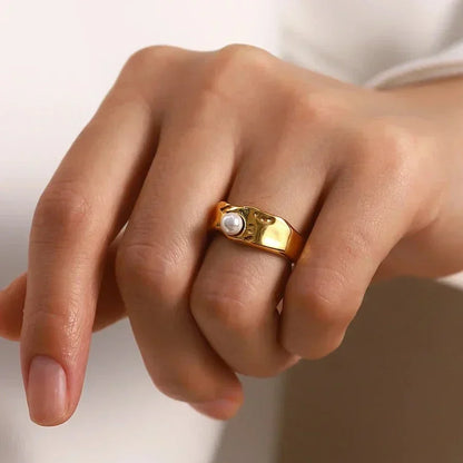 [Amore]Cerulia Freshwater Pearl Ring