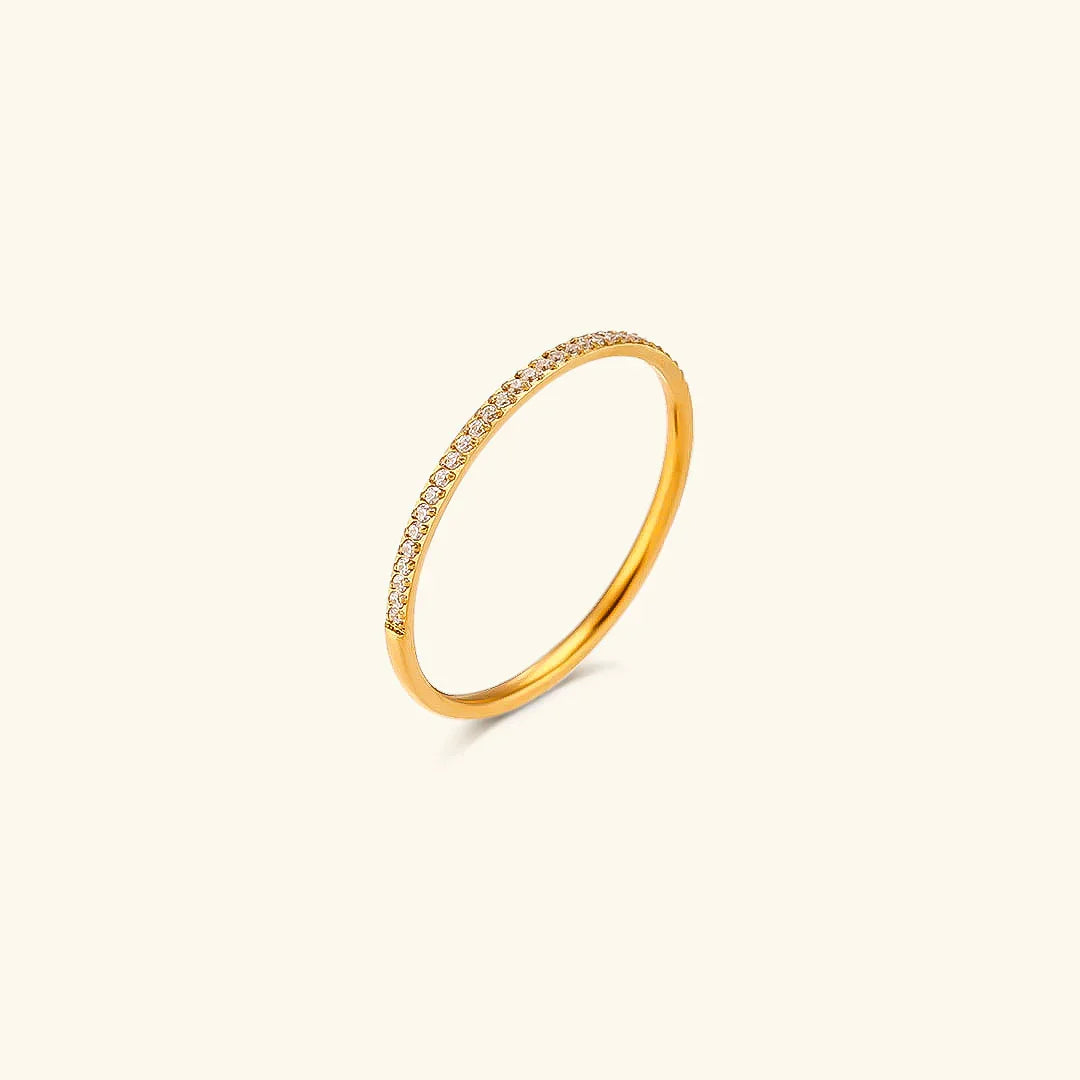 [Amore]Zarra Paved Gold Ring
