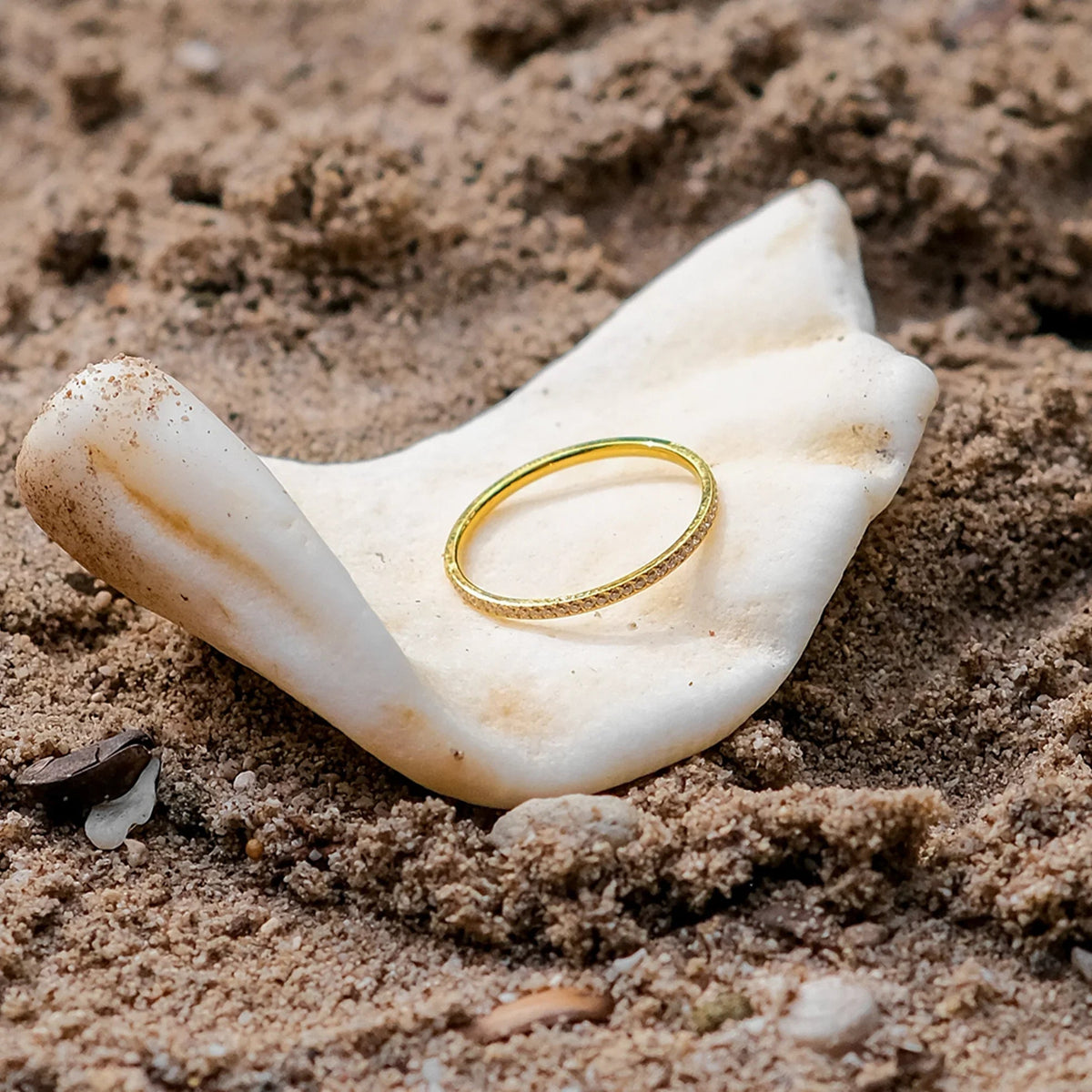 [Amore]Zarra Paved Gold Ring