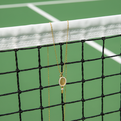 [Amore]Aces Gold Tennis Pendant