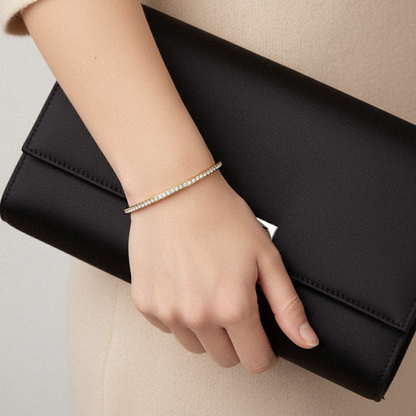 [Amore]Kalista Diamond Gold Bangle