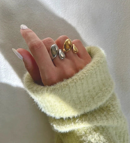 [Amore]Hattaria Gold Ring