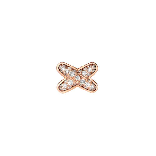 [Amore]JEUX DE PINK GOLD DIAMOND EARRINGS