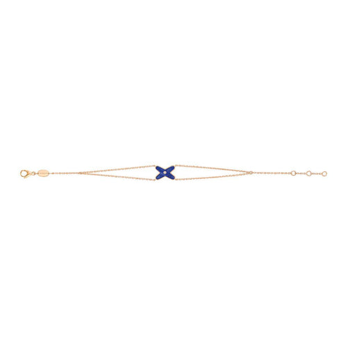 [Amore]Hollow Design Four-Leaf Clover Flower Shape Bracelet