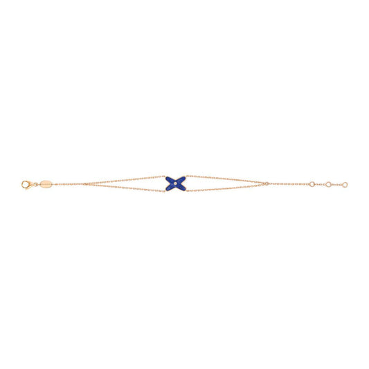 [Amore]Hollow Design Four-Leaf Clover Flower Shape Bracelet