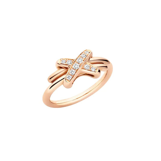 [Amore]JEUX DE PINK GOLD DIAMOND RING