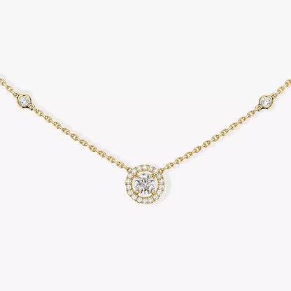 [Amore]Diamond Necklace 0,20ct Brilliant Shape Joy