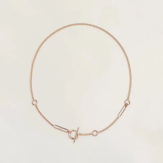 [Amore]HM STERLING CHAINE D'ANCRE HEART