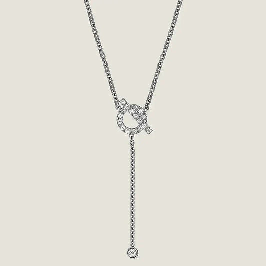 [Amore]FINESSE SILVER DIAMOND NECKLACE