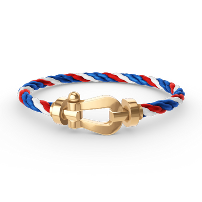 [Amore]FORCE LARGE HORSESHOE NO DIAMOND BRACELET GOLD