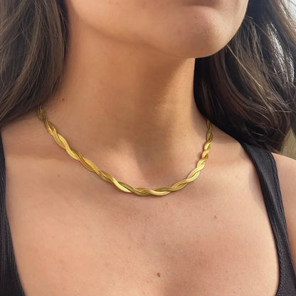 [Amore]Lysa Twisted Chain Necklace