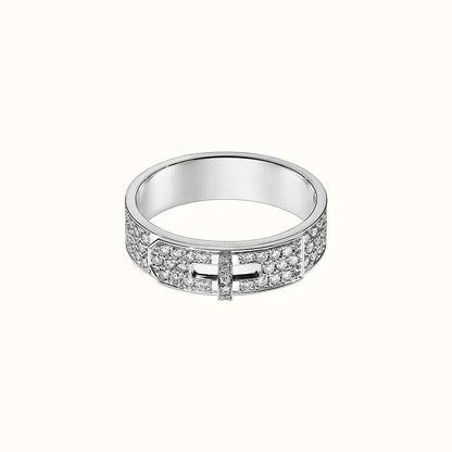 [Amore]KELLY SILVER DIAMOND RING