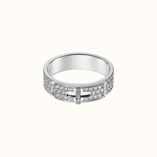 [Amore]KELLY SILVER DIAMOND RING