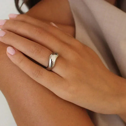 [Amore]Lana Formless Gold Ring