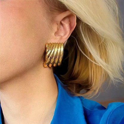 [Amore]Alisa Gold Earrings