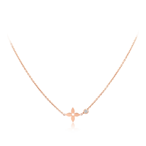 [Amore]BLOSSOM PENDANT PINK GOLD AND DIAMOND
