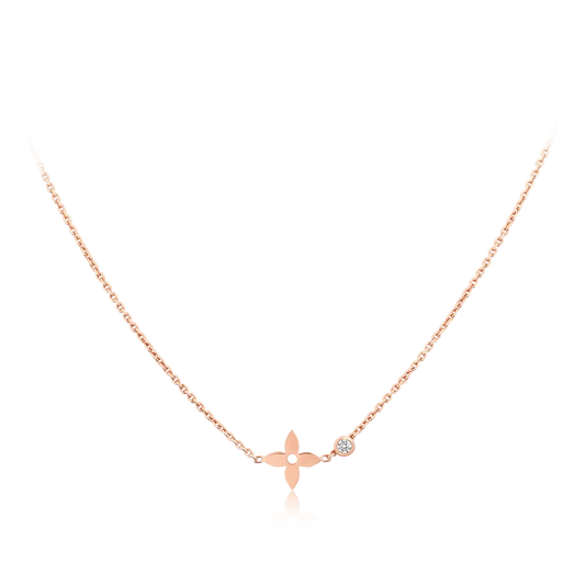[Amore]BLOSSOM PENDANT PINK GOLD AND DIAMOND