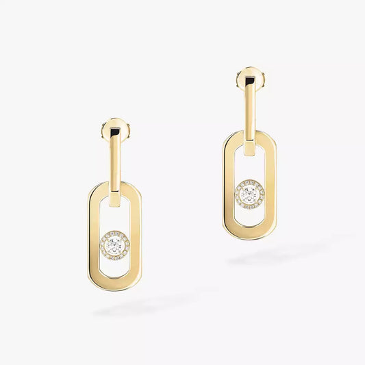 [Amore]So Move XL Diamond Pendant Earrings