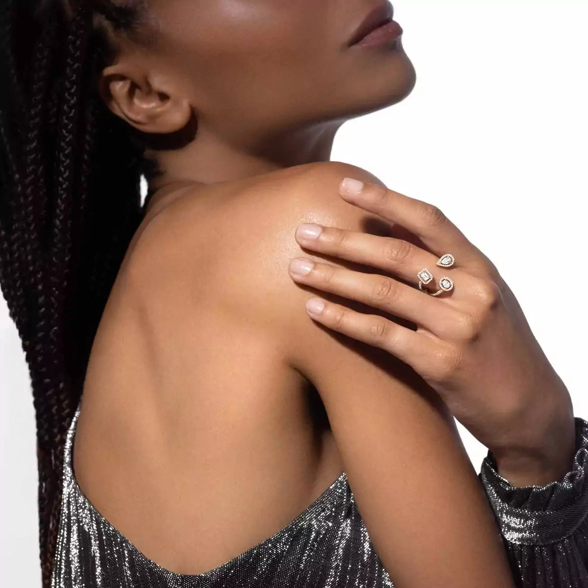 [[Amore] Diamond Ring 0,25ct My Twin Trilogy