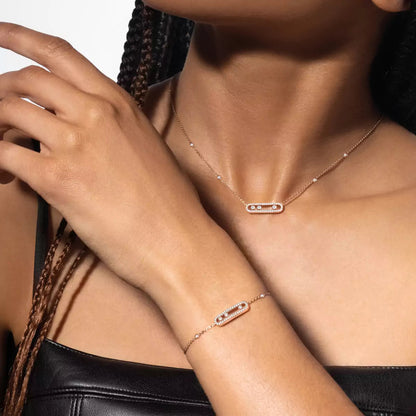 [Amore]Pavé Baby Move Diamond Bracelet