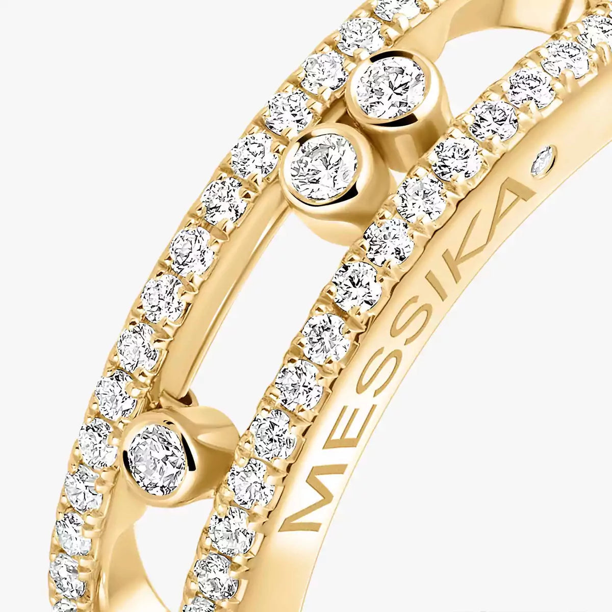 [Amore] Baby Move Diamond Pave Ring