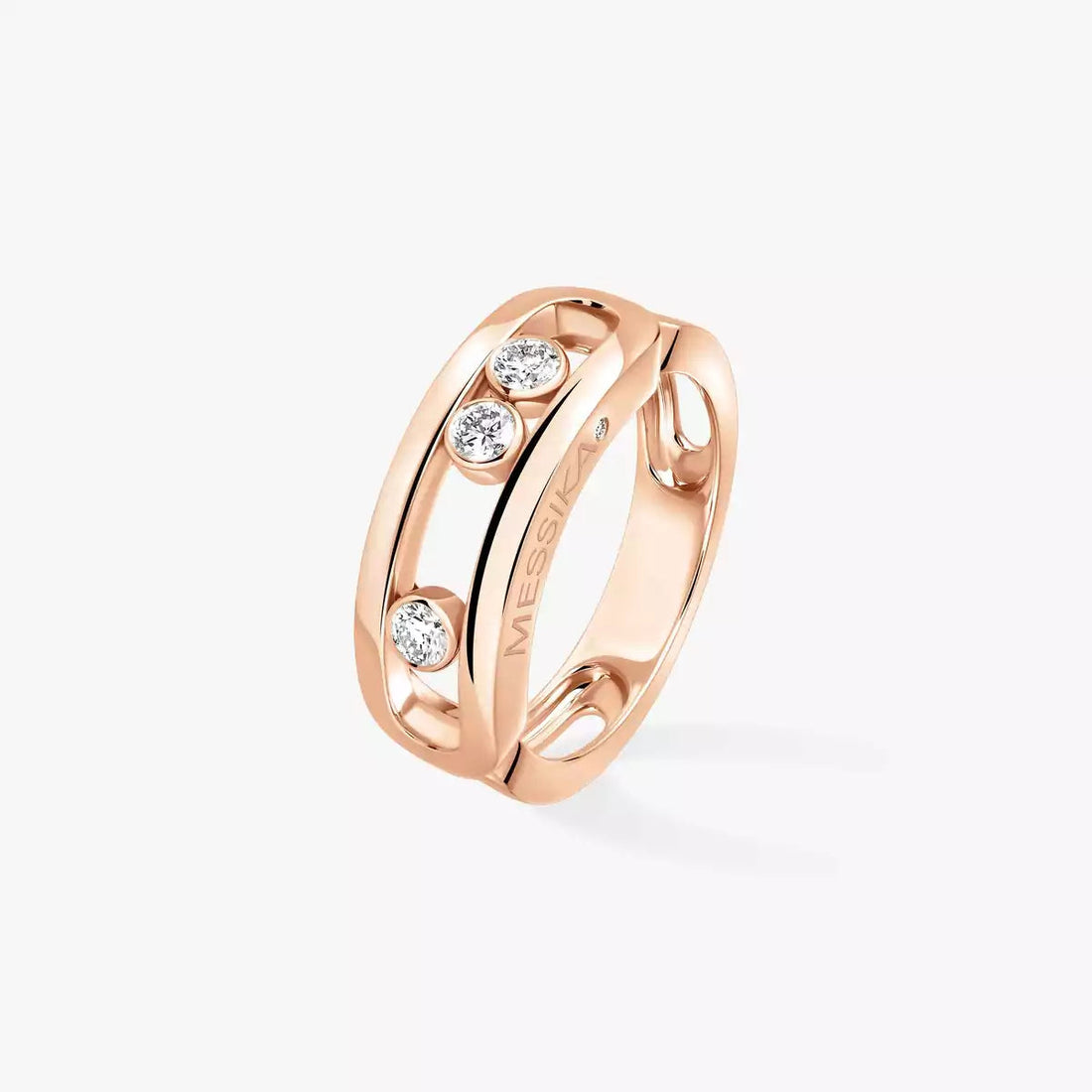 [Amore]  Move Gold Diamond Ring