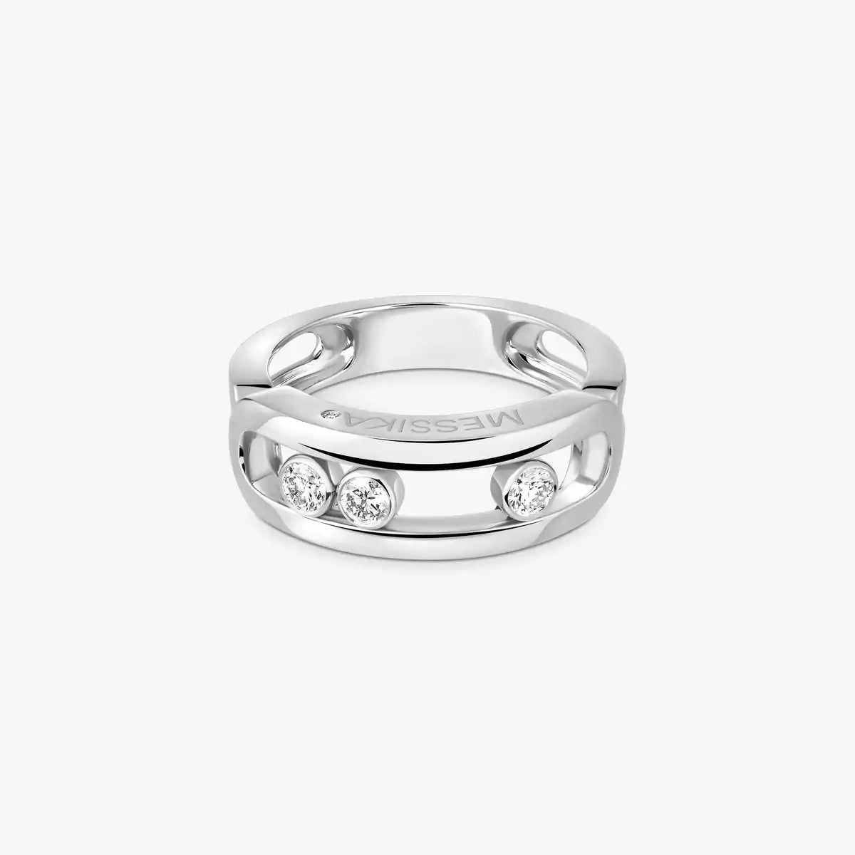 [Amore]  Move Gold Diamond Ring