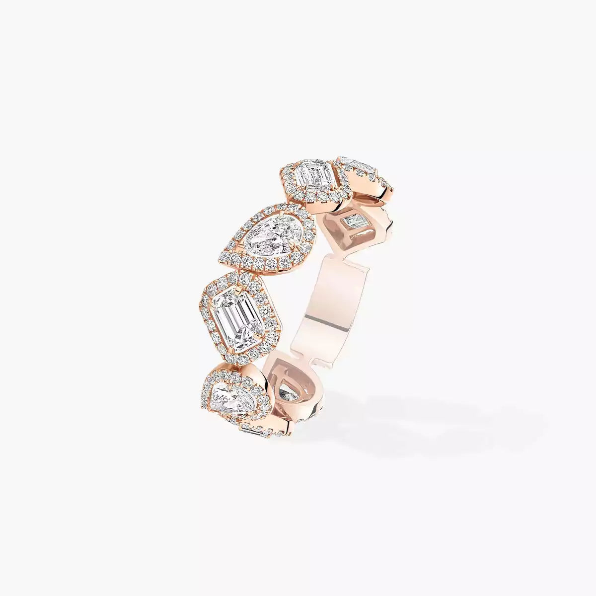 [Amore]Diamond Wedding Ring My Twin