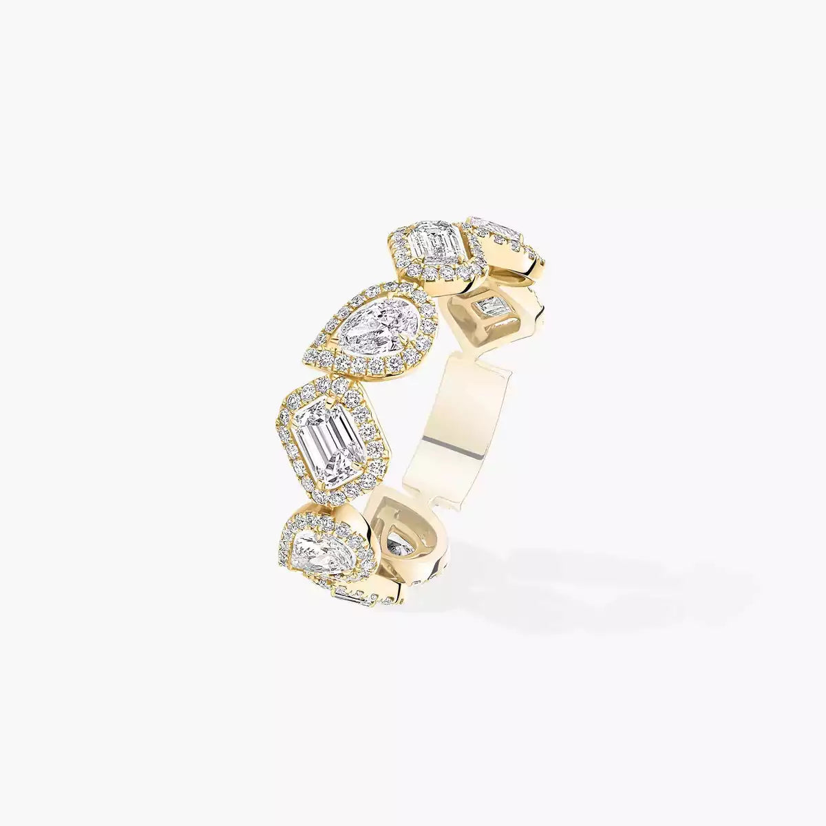 [Amore]Diamond Wedding Ring My Twin