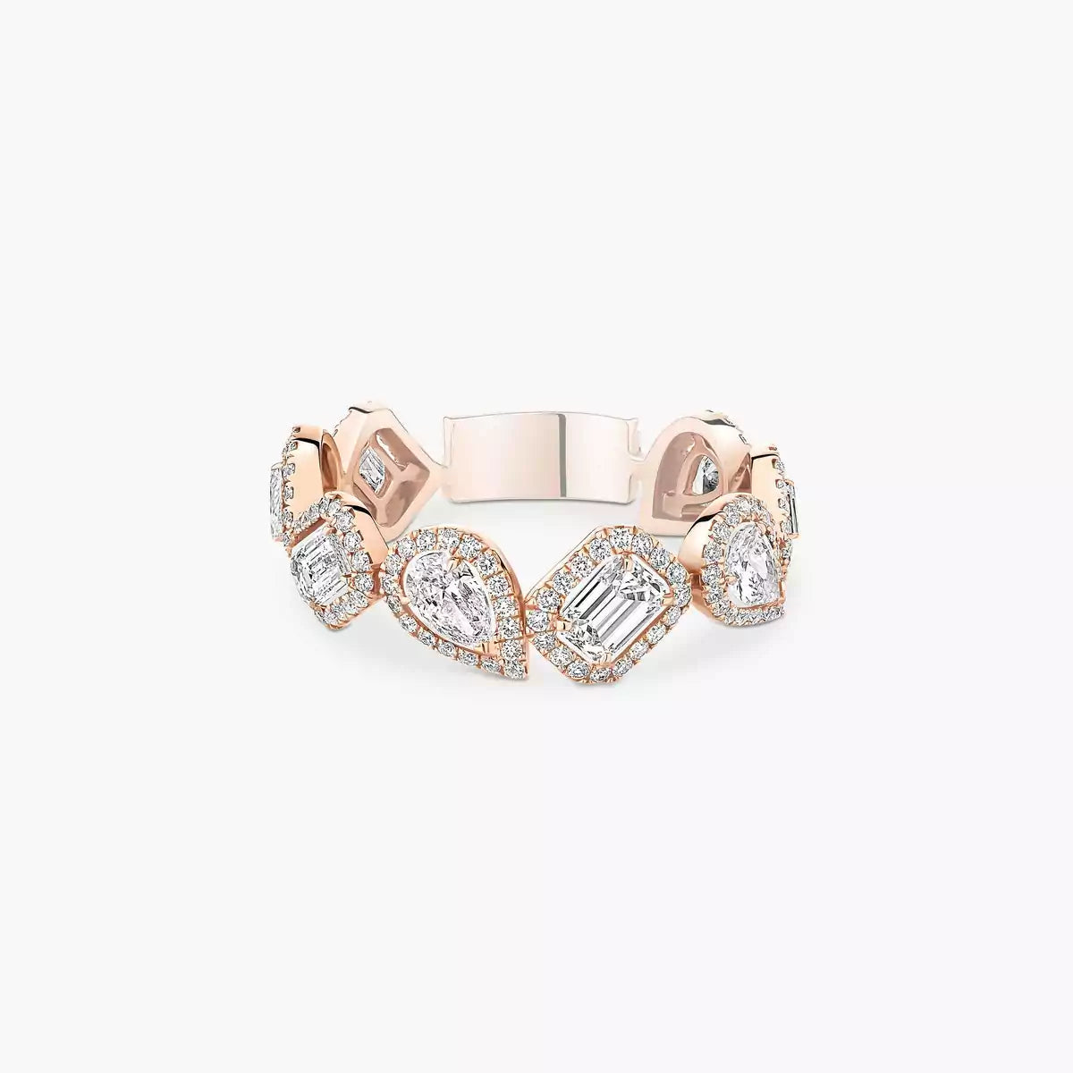[Amore]Diamond Wedding Ring My Twin