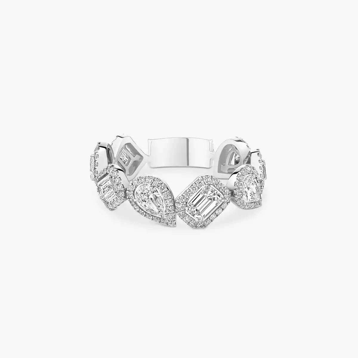 [Amore]Diamond Wedding Ring My Twin