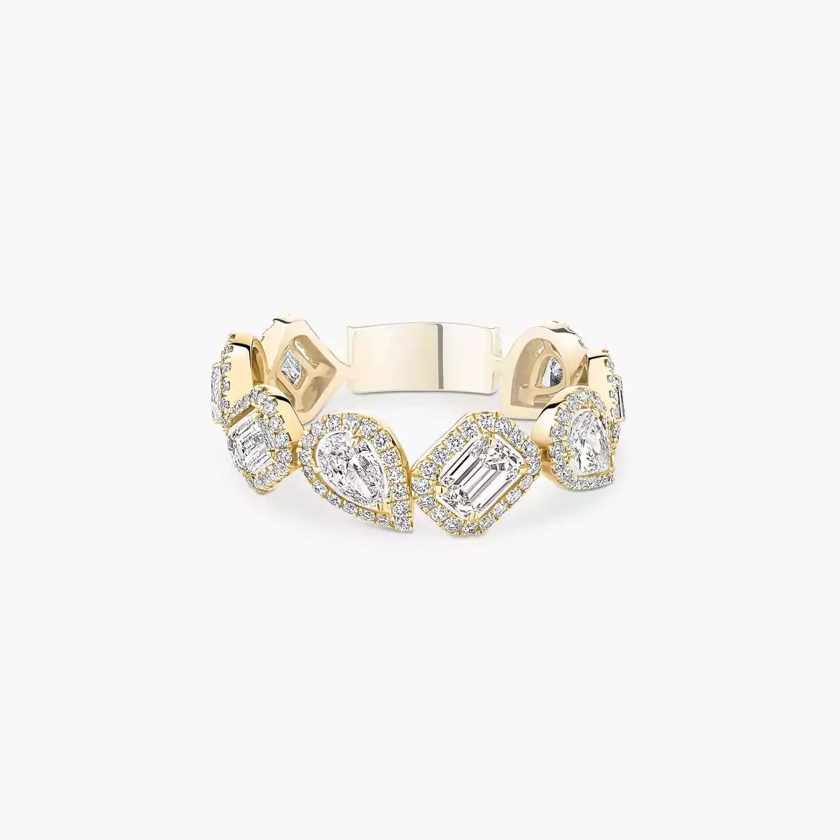 [Amore]Diamond Wedding Ring My Twin