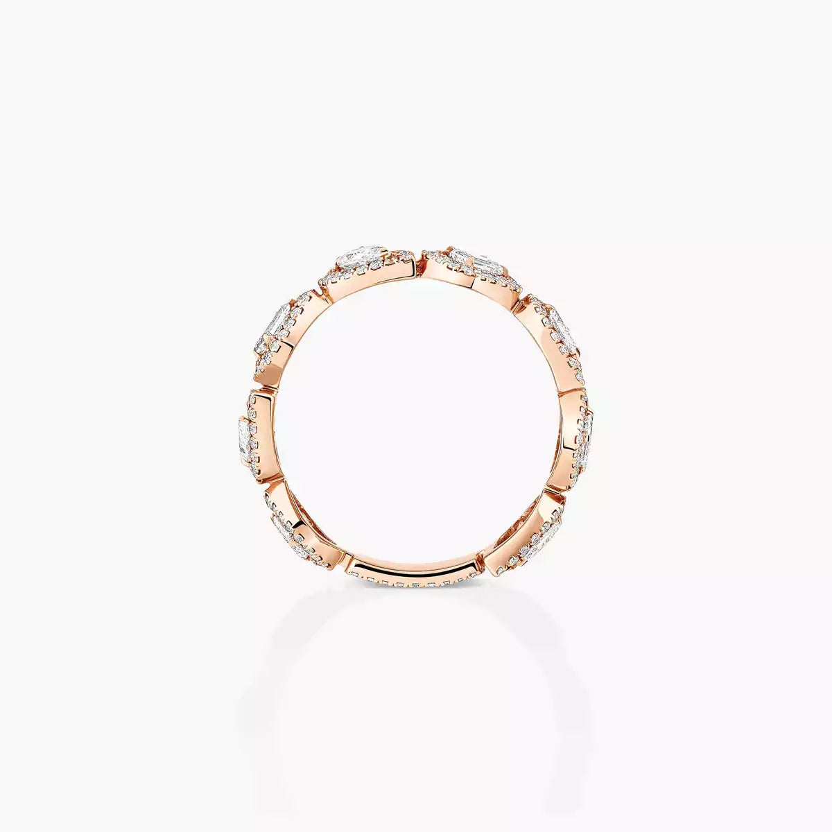 [Amore]Diamond Wedding Ring My Twin