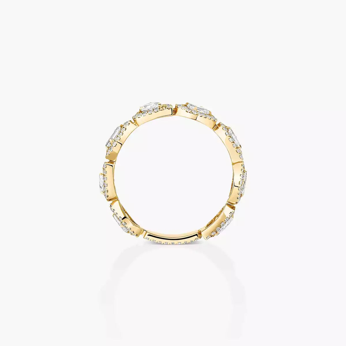 [Amore]Diamond Wedding Ring My Twin
