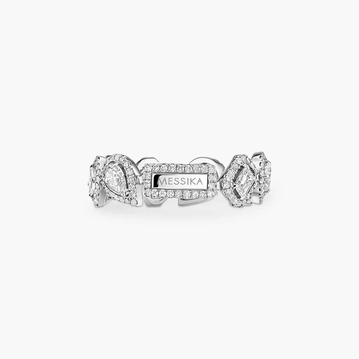 [Amore]Diamond Wedding Ring My Twin