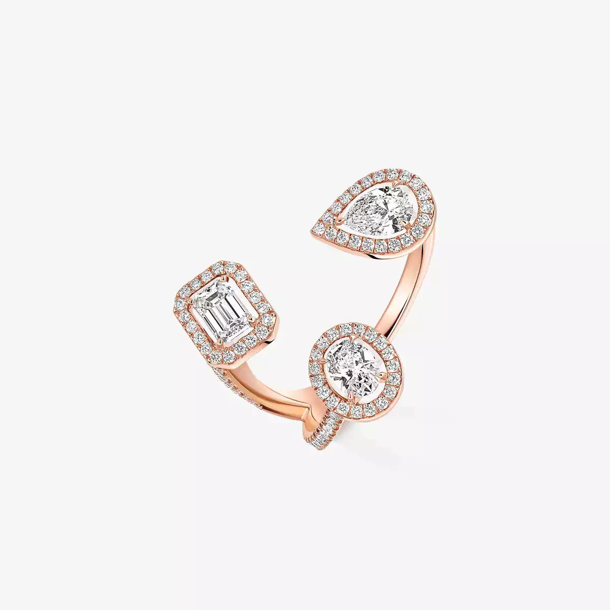 [[Amore] Diamond Ring 0,25ct My Twin Trilogy