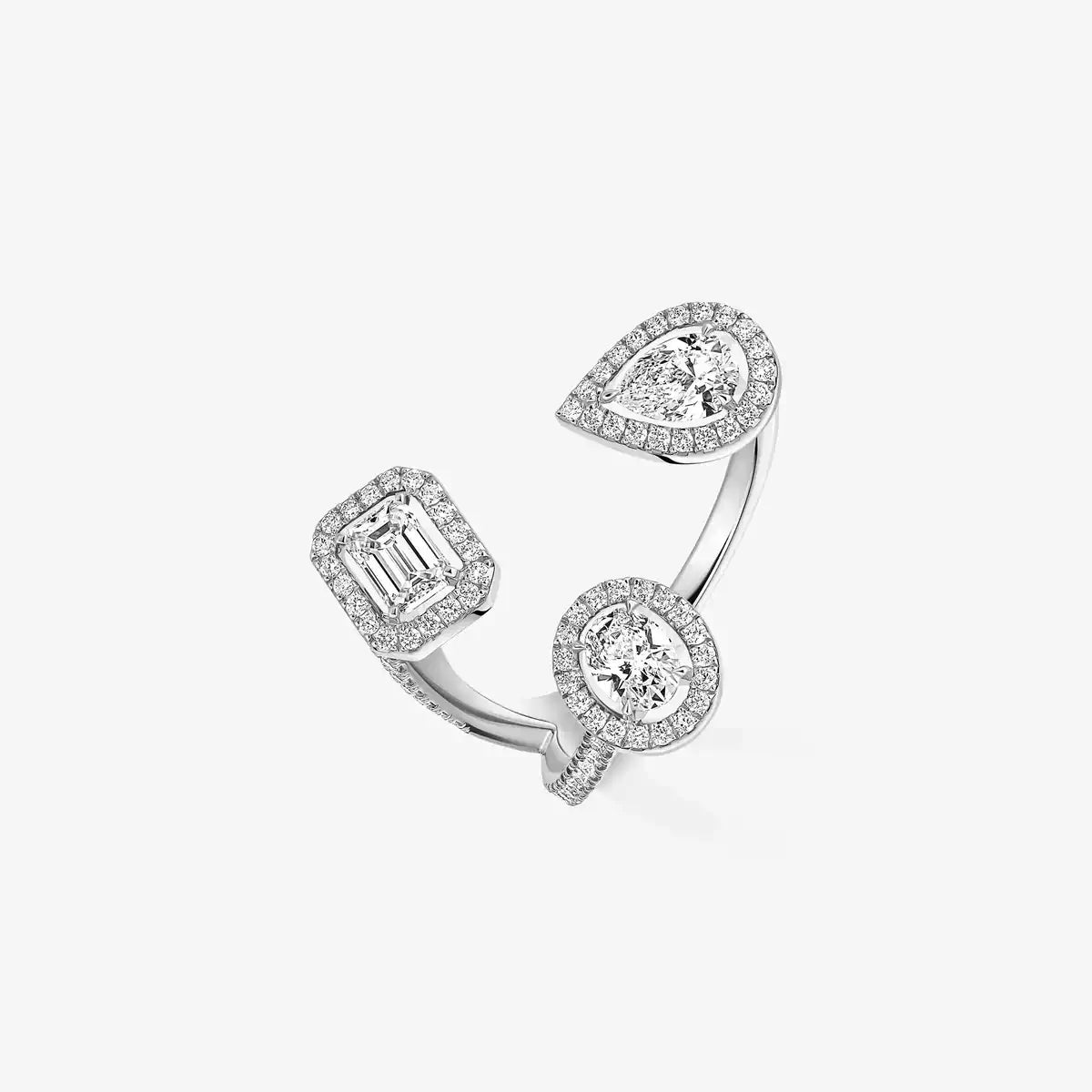 [[Amore] Diamond Ring 0,25ct My Twin Trilogy