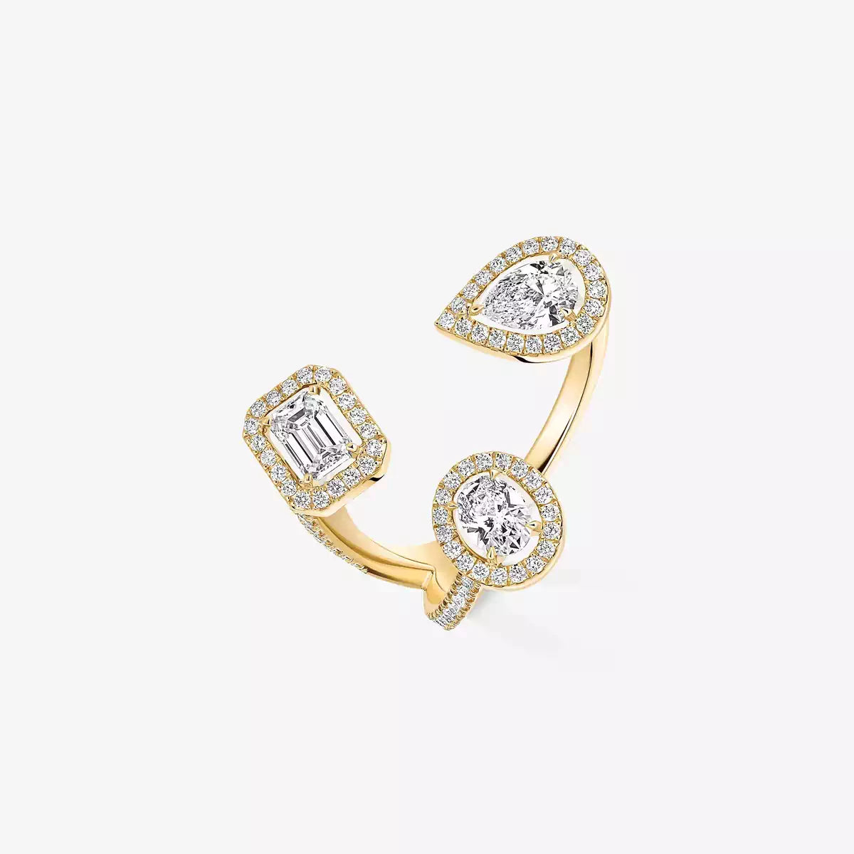 [[Amore] Diamond Ring 0,25ct My Twin Trilogy