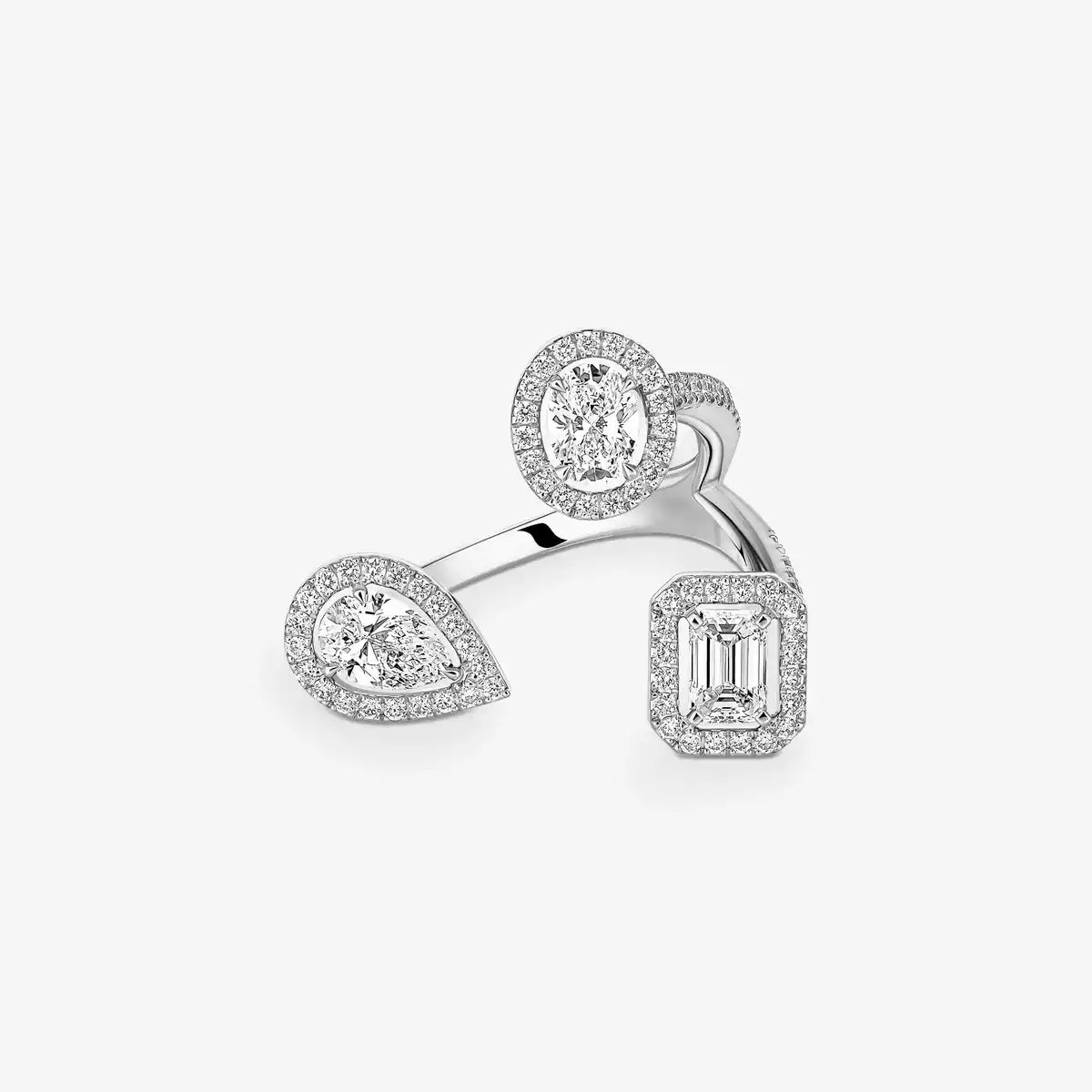 [[Amore] Diamond Ring 0,25ct My Twin Trilogy