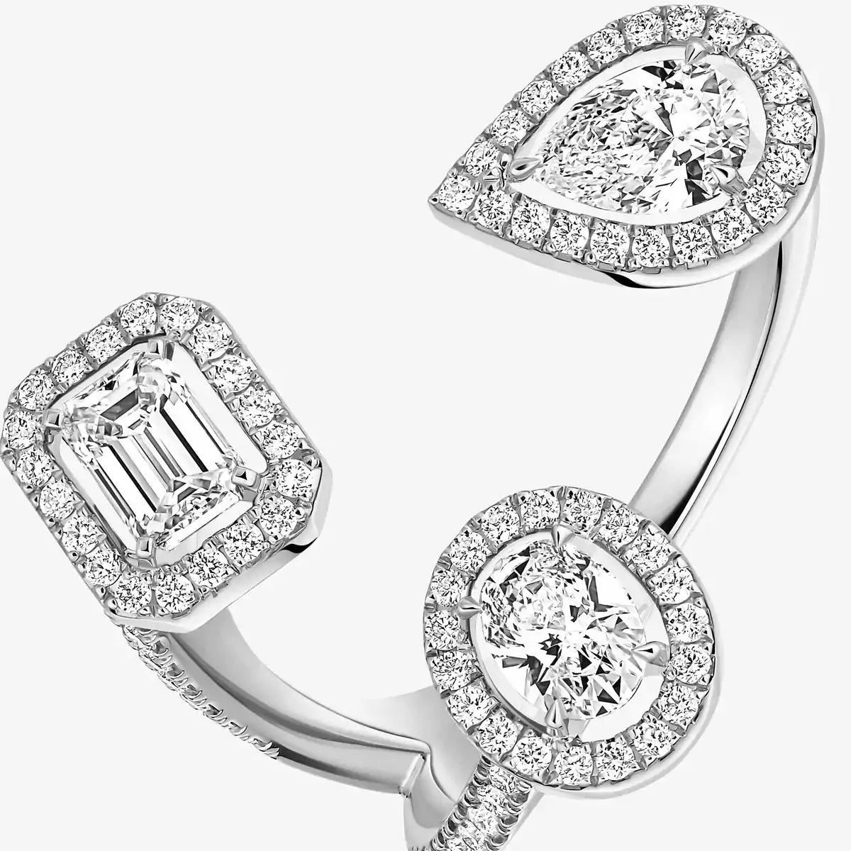 [[Amore] Diamond Ring 0,25ct My Twin Trilogy