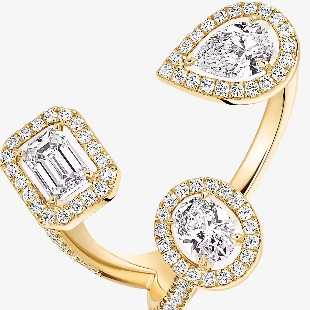 [[Amore] Diamond Ring 0,25ct My Twin Trilogy