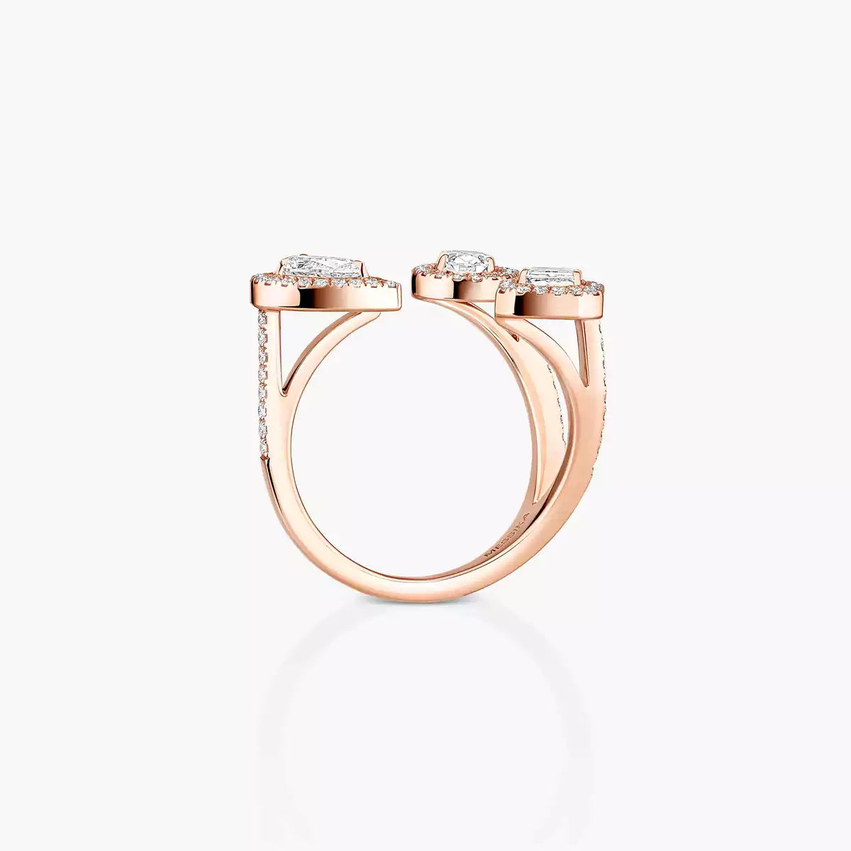 [[Amore] Diamond Ring 0,25ct My Twin Trilogy