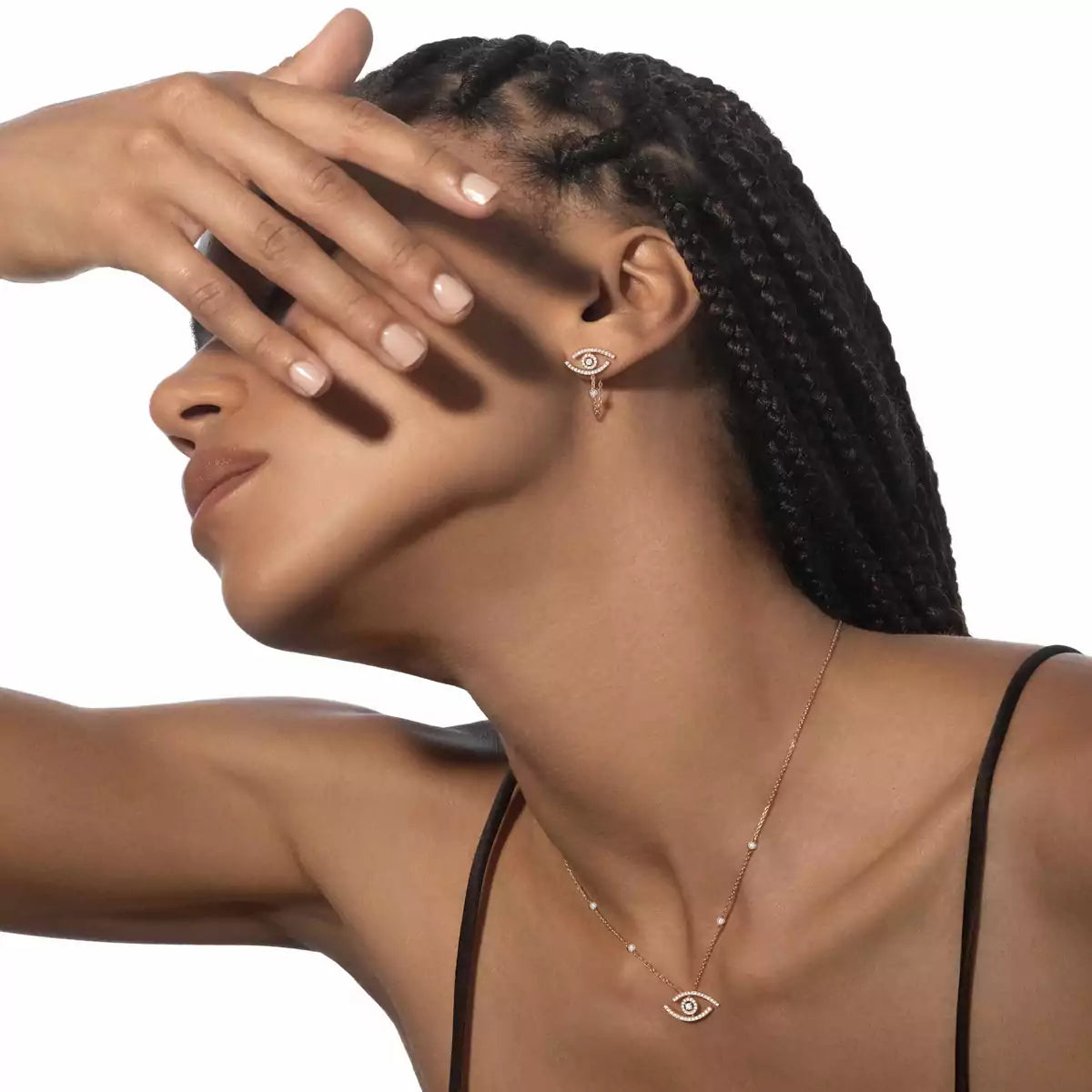 [Amore]Lucky Eye Diamond Earrings