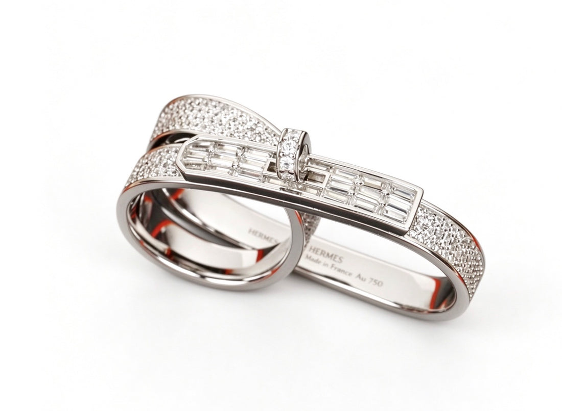 [Amore]NEW STYLE FULL CIRCLE DOUBLE DIAMOND RING