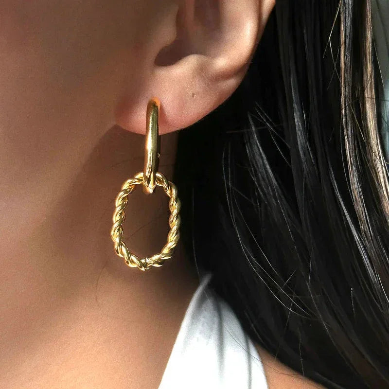 [Amore]Skadi Gold Earrings
