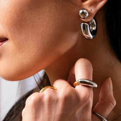 [Amore]Seren Two Tone Gold Ring