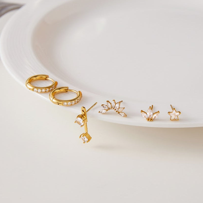 [Amore]Essential Diamond Earrings Bundle