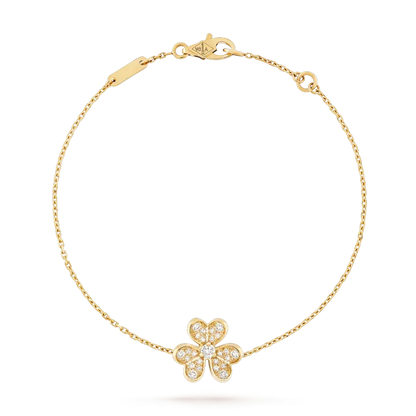 [Amore]FRIVOLE GOLD FLOWER DIAMOND BRACELET