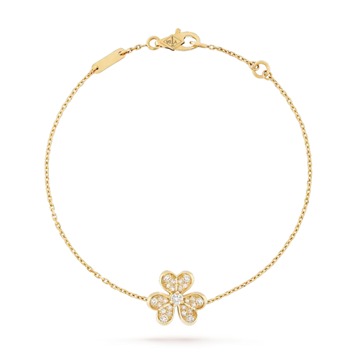[Amore]FRIVOLE GOLD FLOWER DIAMOND BRACELET